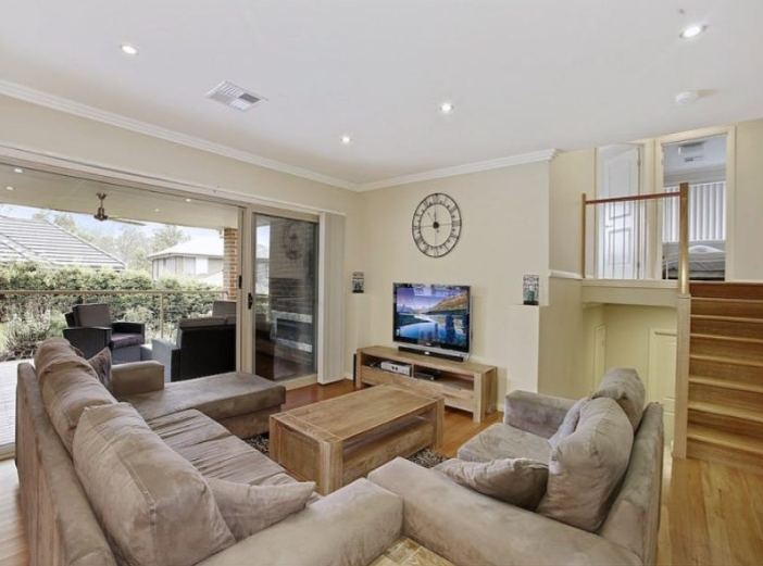 Living area interior, Macarthur region project