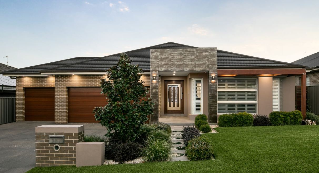 New home build, twilight exterior view — Wilton area