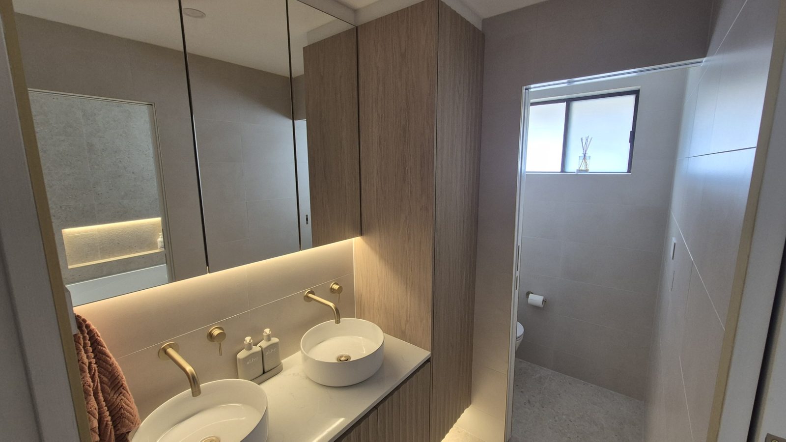 Narellan bathroom renovation, completed bathroom