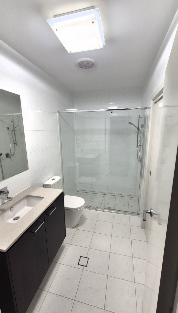 Harrington Park powder room renovation, before photo of original room